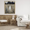 thumbnail image 3 of Floral Ghostie in Field Gold Floating Frame Canvas Art, 25 x 31, Made In USA, 3 of 8