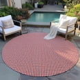 thumbnail image 3 of Dalyn Hinton Area Rug HN1-Red HN1RD8RO Red, 8' x 8', 3 of 4