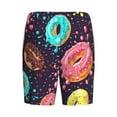 thumbnail image 5 of Naloa Donuts1 Men's Short Pajama Pants, Lounge Comfort Shorts with Elasticized Waistband and Side Pockets - X-Large, 5 of 9