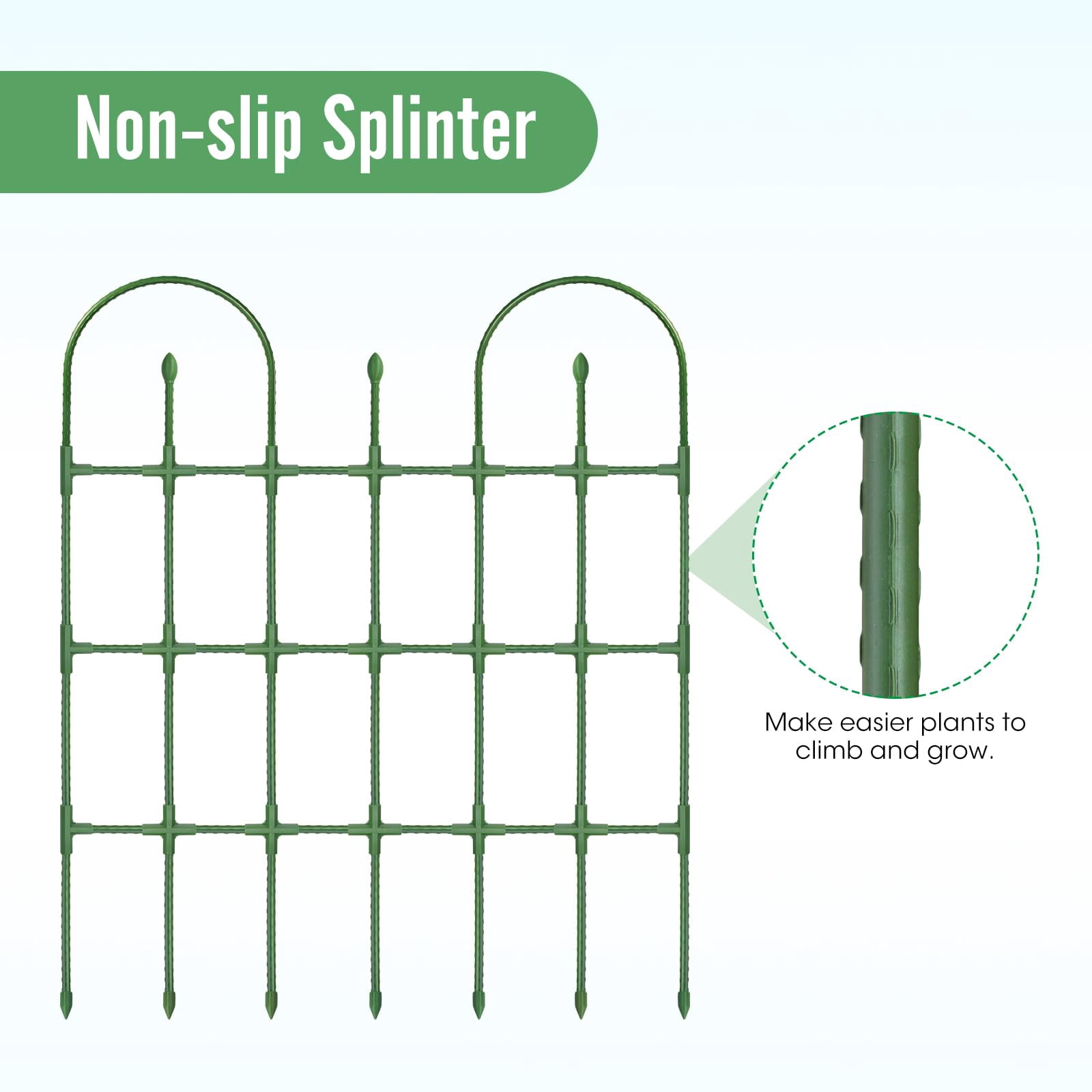 MQ Trellis for Climbing Plants Outdoor, 47.2" H*35.4" W Rustproof Sturdy Garden Arch Trellis for Potted Climbing Cucumber Tomato Rose Vegetable Flower Plant Trellises