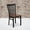 Cherry Wood Seat/Black Metal Frame, variant on Emma + Oliver 2 Pack Black School House Back Metal Restaurant Chair - Burgundy Vinyl Seat
