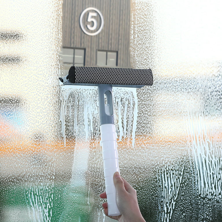 SPRING PARK Household Double-side Brush Window Squeegee Cleaning