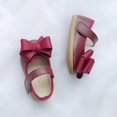 thumbnail image 4 of ZenBath New Fashion Pure color Princess Girls Bow Spring Flat Single Shoes, 4 of 5