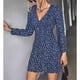 thumbnail image 4 of Vestido casual con estampado floral, vestido de mujer, vestido de manga larga con estampado floral, vestido con estampado floral, diseño a prueba de futuro, 4 of 7