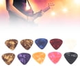 thumbnail image 3 of Colorful Picks Sampler, Comfortable Touch Celluloid Guitar Pick  for Home for Music Classroom for Teenager 10Pcs, 3 of 8