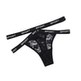 thumbnail image 1 of Xihbxyly Tanga Sexy Transparente de Cintura Baja para Mujer, Tejido de Malla Suave y Transpirable, Espalda En T Sin Costuras, Cómodo para Uso Diario, Ideal para Uso Casual o de Maternidad, Lavable a, 1 of 6