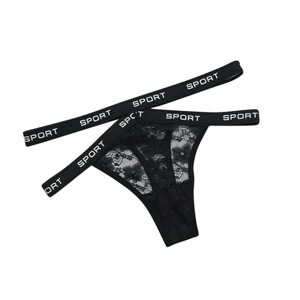 Xihbxyly Tanga Sexy Transparente de Cintura Baja para Mujer, Tejido de Malla Suave y Transpirable, Espalda En T Sin Costuras, Cómodo para Uso Diario, Ideal para Uso Casual o de Maternidad, Lavable a
