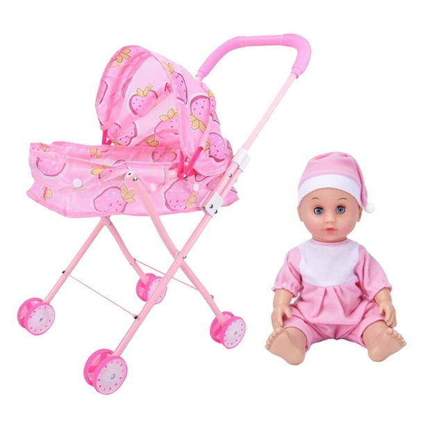 haciendo juguetes de de simucion de carrito de muneca de bebe Hugo Los ninos fingen jugar Walmart en linea