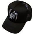 thumbnail image 1 of Korn  Adult Sonic Silver Back Print Logo Trucker Cap, 1 of 2