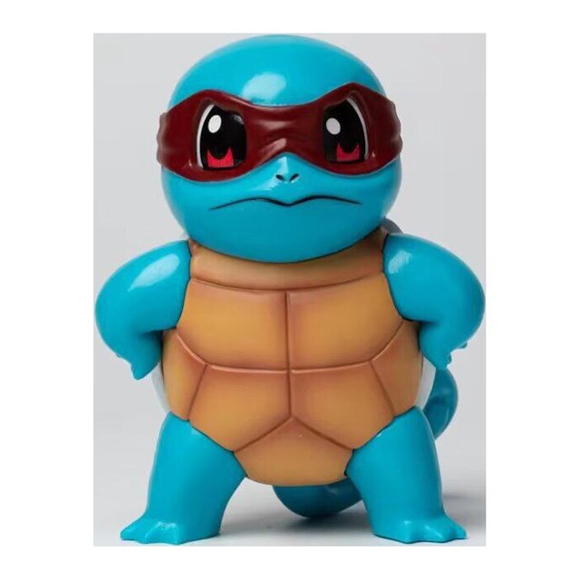 Gafas de sol de Pokémon Ninja, lentes de sol de Pokemon, tortuga Jenny, adornos extrañas, tendencia en caja, figuras de Anime de Material Pvc Fivean unisex