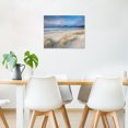 thumbnail image 2 of Beach Picture Canvas Wall Art Decor Blue Sky Sea Coastal Painting Art Wall Decor Ocean Grass Painting Wall Art Wood Framed for Bathroom Living Room Bedroom Home Decoration Easy to Hang,16x12inches, 2 of 5