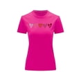 thumbnail image 2 of Playera Blusa Con Estampado De Corazones Ropa Para Mujer Color Fucsia Talla Mediana Marca Emil SaEs, 2 of 4