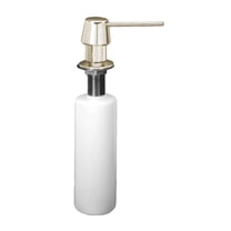 D2171-05 Heavy Duty Sink Deck Mount Soap Dispenser with Refillable 12 oz Bottle, Polished Nickel
