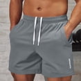 thumbnail image 2 of QATAINLAV Tennis Basketball Shorts for Men Mesh Quick Dry Gym Athletic Running Shorts Casual Drawstring Workout 5 Inch Shorts with Pockets Gray XXXL, 2 of 6