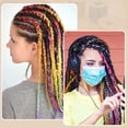 thumbnail image 6 of Uxcell Hair Strings for Braids (100m 1/8 Inch) - Metallic Hair Braiding String Band Hair Wrap String Dreadlock Braiding Rope, for Hair Braiding Twist, Green/Red/Silver, 6 of 7