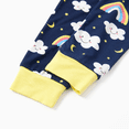 thumbnail image 6 of PatPat Pajamas Set Toddler Girls Clothes Viscose from Bamboo Snug Fit Pjs Graphic Top & Pants Kids 2-Piece Sleepwear Sets, Deep Blue, 2T, 6 of 13