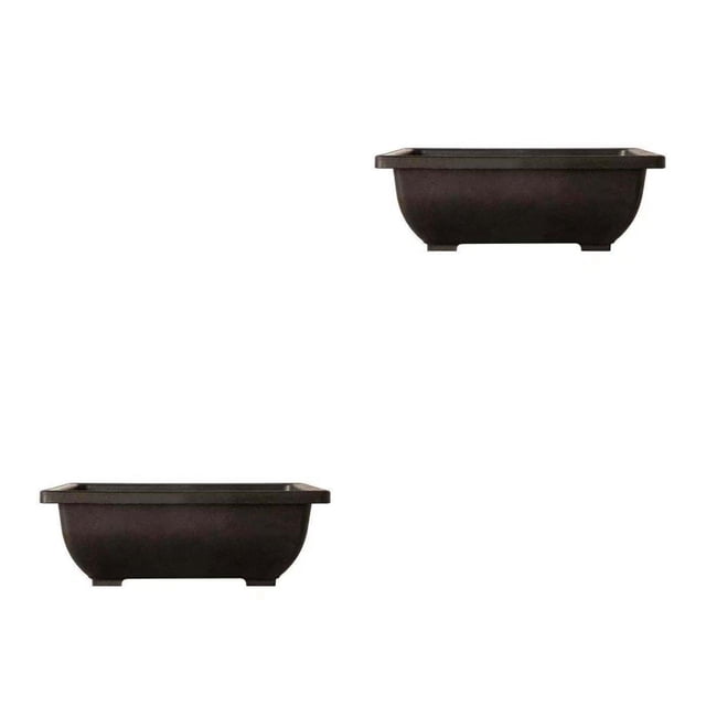 Billuyoard Macetas para plantas bonsái, maceta de arena púrpura de imitación suculenta para interiores y exteriores, jarrón transpirable para 16.00*12.00*5.50 cm 2Conjunto