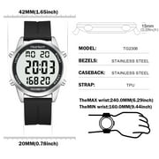 Hearkent Pedometer Watch for Walking for Senior Non Bluetooth No App Required with Steps Calories Counter -2306 blue
