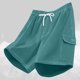 thumbnail image 2 of Pantalones Cortos para Hombre de Cintura Elástica con Bolsillos Secado Rápido Multi Bolsillo Pantalones de Natación Playa, 2 of 5