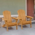 thumbnail image 1 of Juego de 2 Sillas Adirondack Plegables Zimtown de madera para Jardín, 1 of 11