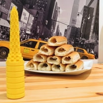 Hot Dog Bun Driller, Hot Dog Cutting Tool, Baking Supplies, Ideal for Grilling Bbq, Perfect for Party, Drill Holes for Tasty Hot Dogs, Essential Kitchen Gadget, Easy-to-use, Ihhxbz | Red