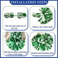 thumbnail image 5 of 4 Pack Cheerleading Pom Poms,metallic Cheer Pom Poms With Training Baton Handle, 5 of 5
