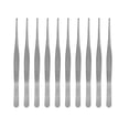thumbnail image 1 of 10pcs set Stainless Steel Food Tongs Clips Multi functional Long Straight Tweezers 18cm, 1 of 5
