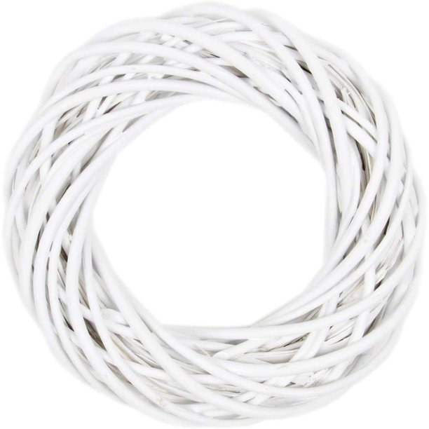 Corona de adviento de madera de sauce con anillo de sauce de 30 cm