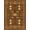 Brown Tan Cream, Pattern 4, variant on ODIKA Cabin Aztec Cowgirl Medallion With Southwestern Frame Rustic Flowing Dynamic Stain Resistant Low Profile for Dorm Room, Small Living Apartment