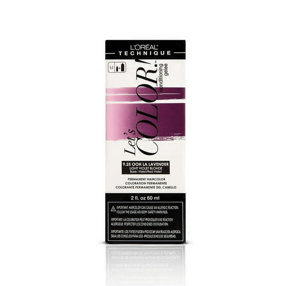 L'Oreal Let's Color! Permanent Haircolor (2 oz) - 9.25 Ooh La Lavender