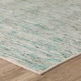 thumbnail image 5 of 4' Green Round Wool Hand Loomed Handmade Area Rug, 5 of 5