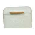 thumbnail image 4 of Caja de hierro, Almacenamiento de repostería para encimera, Encimera de cocina, Caja de encimera vintage, Blanco Marfil, 4 of 9