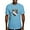 Baby Blue, variant on - Sigma Nu Coat Of Arms T Shirt - Fitted T-Shirt, Vintage Fit Soft Cotton Tee