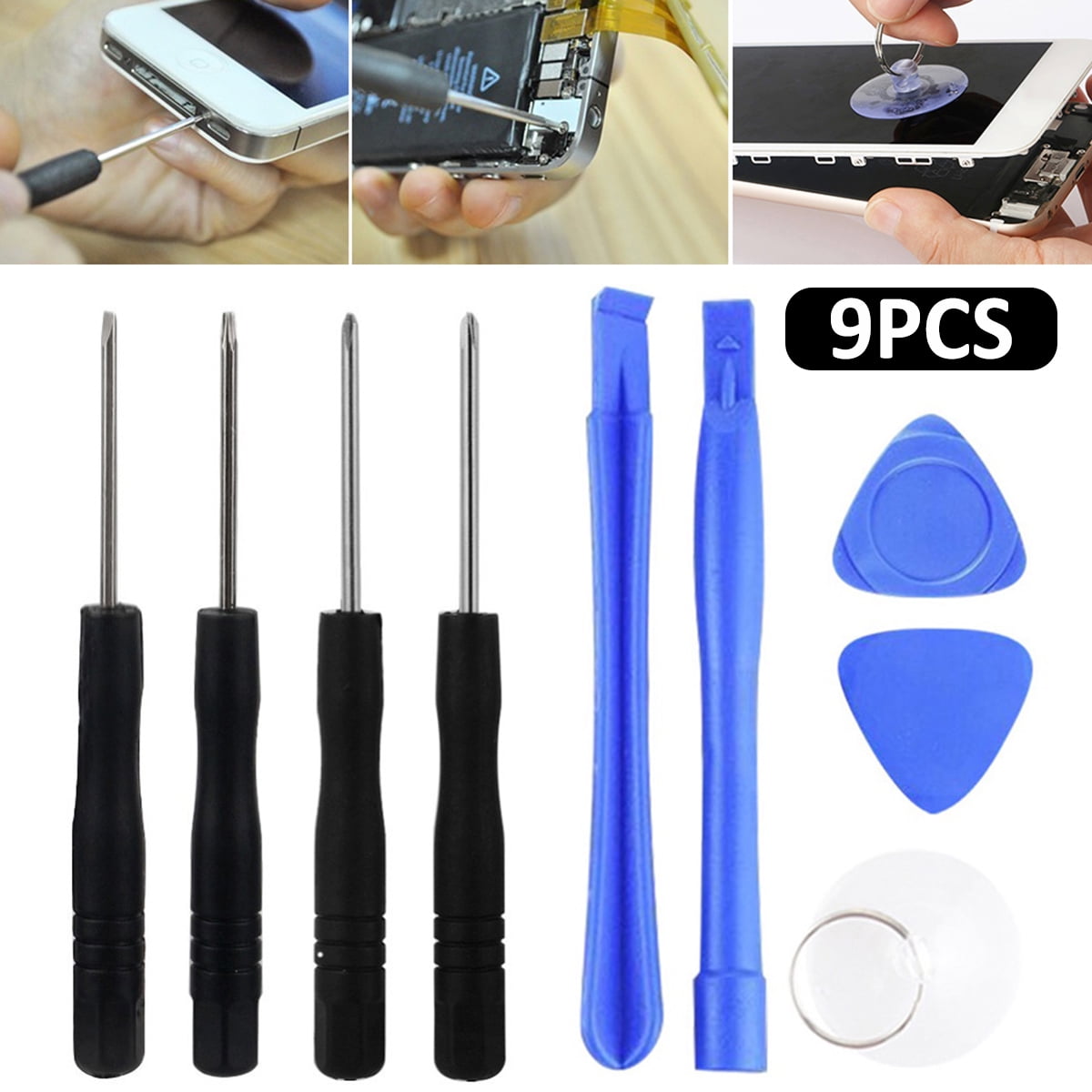 Huancement Repair Tool Kit Triwing Screwdriver Set for Mobile Phone 35 in 1 Professional Screwdriver Repair Open Tool Kit for Mobile Phones