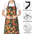thumbnail image 6 of Picia Fruits Peach Waterproof Apron for Unisex Adult - Adjustable Bib Apron with Pockets, Ideal for Cooking, Gardening, Painting, and Household Chores, 6 of 9