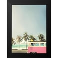thumbnail image 2 of Design Fabrikken 11x14 Black Modern Framed Museum Art Print Titled - Surf Bus Pink, 2 of 5