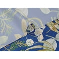 thumbnail image 5 of oneOone Velvet Medium Blue Fabric Leaves Diy Clothing Quilting Fabric Print Fabric By Yard 58 Inch Wide, 5 of 5