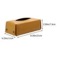 thumbnail image 2 of MEIBUTYUP Yellow Waterproof Tissue Case Storage for Home and Office Use, 2 of 6