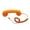 Orange A5, variant on 2026 New Retro Phone Handset, Vintage Retro Telephone Wired Handsets Style Landline Handle Receiver for Cell Mobile Video Conferences, Calls, Meetings