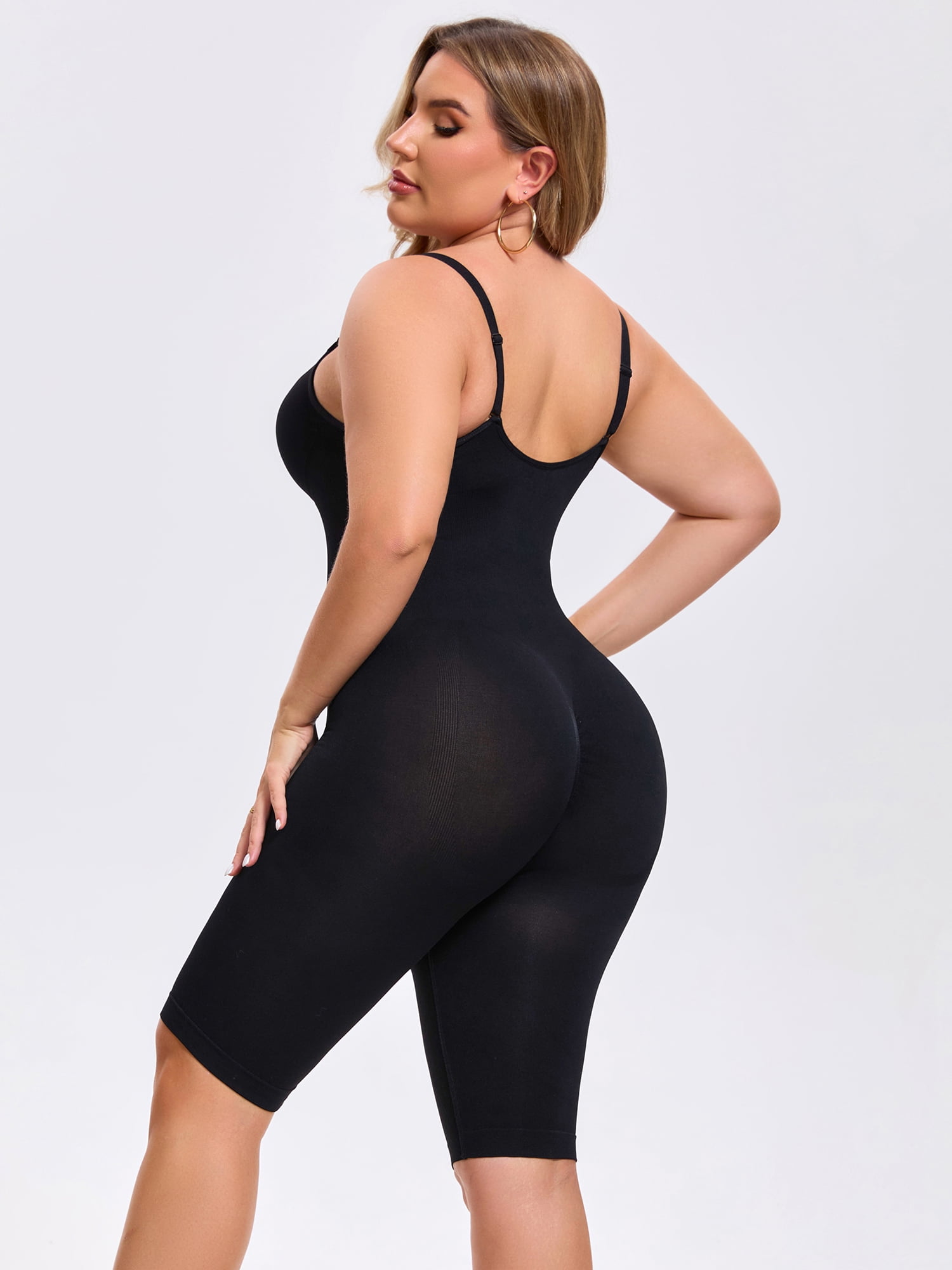 DARING DIVA Women's Sleeveless Shapewear Bodysuits Tummy Control Bodyshaper XL Black