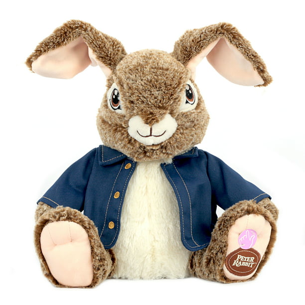 Peter Rabbit Large Animated Easter Plush Toy. 