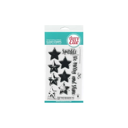 UPC: 0811568029934 | Avery Elle Clear Stamp Layered Stars