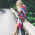 thumbnail image 5 of Couverture de Yoga Portable Serape avec Couleurs Vives Assorties *, 5 of 5