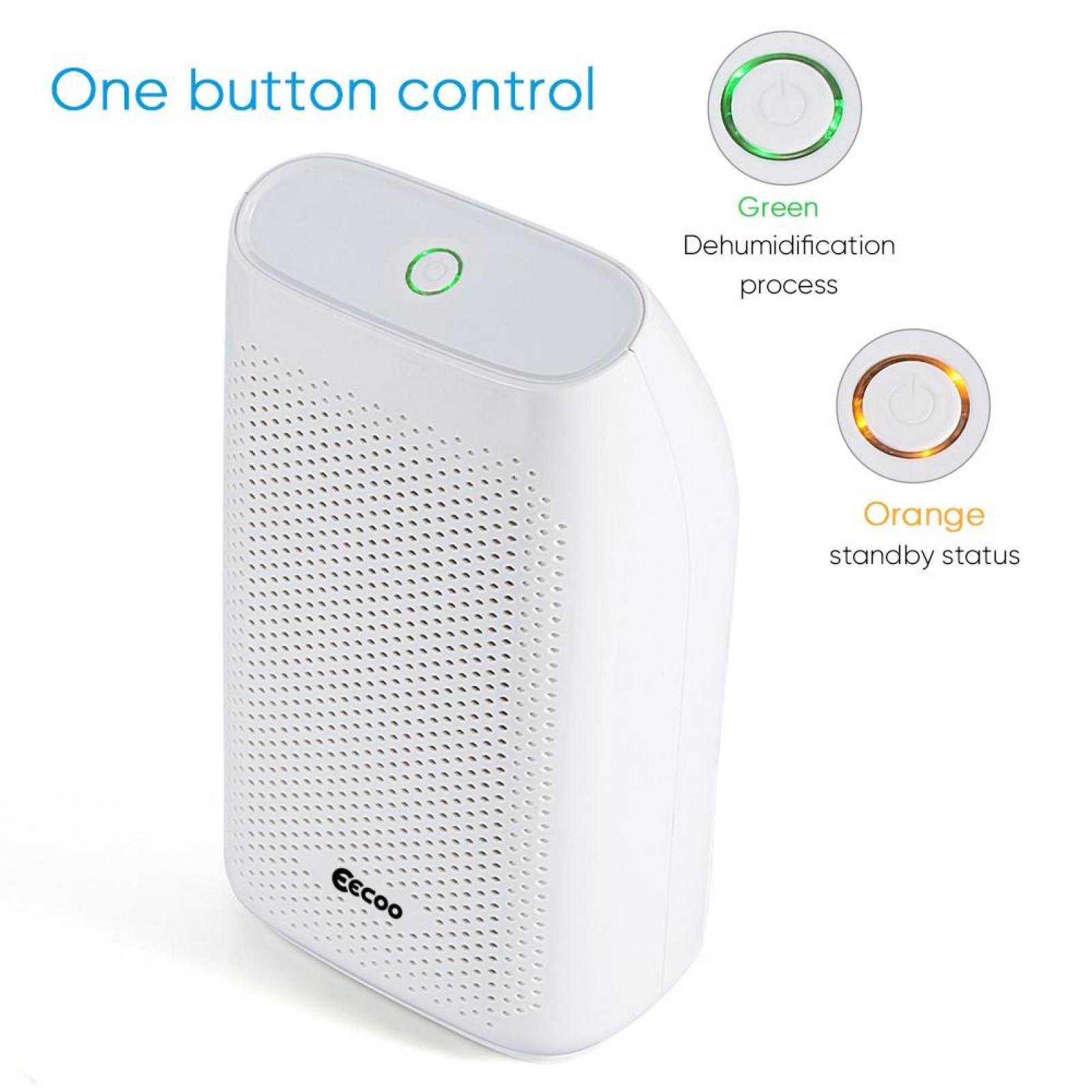 Fugacal Air Dehumidifier 700ml Ultra Quiet Portable Dehumidifier Moisture Absorber For Home Bedroom US,Dehumidifier For Bedroom