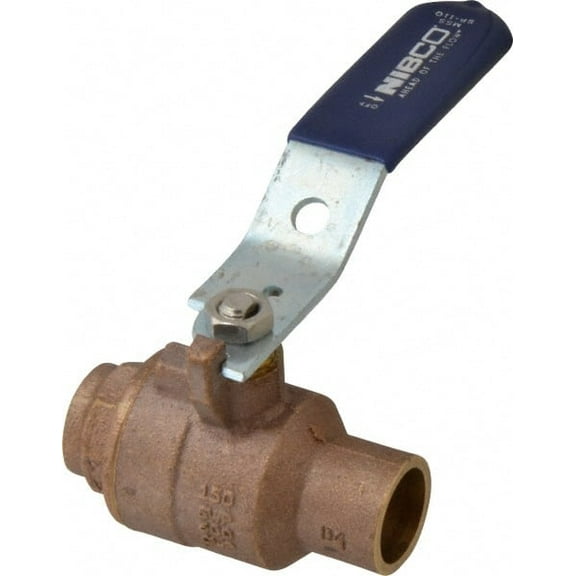 Nibco 3/4" Sweat Bronze Ball Valve Inline S5857066 3/4
