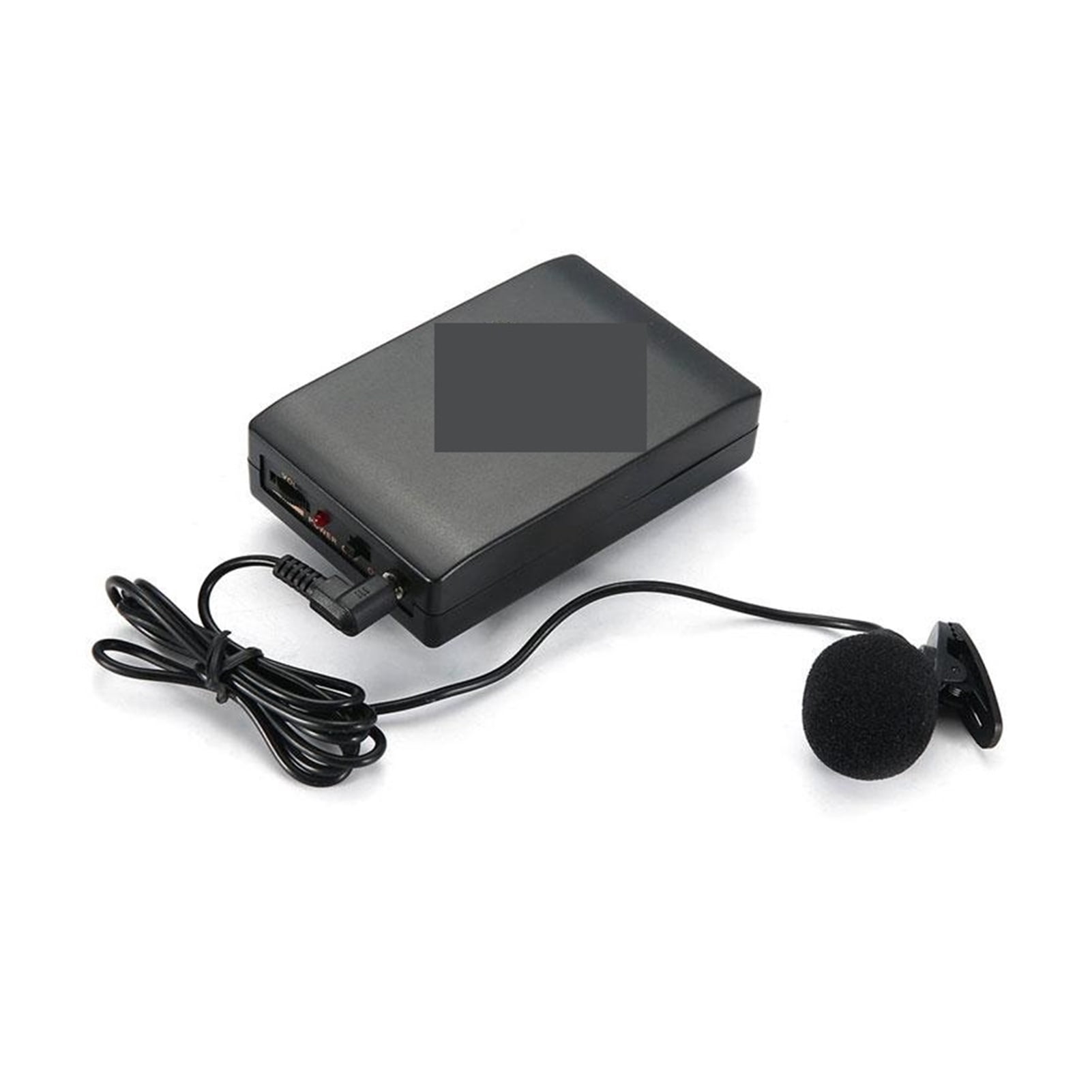 Wireless Microphone Collar Clip-on Portable Neck Mic with Fm Transmitter Receiver Lapel Clip Mic Microphone for Teacher Meeting