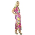 thumbnail image 3 of Bimba Women Long Cotton Kaftan Floral Night Wear Classic Caftan Dress, 3 of 4
