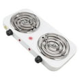 thumbnail image 1 of Electric Countertop Stove, 2 Burners Electric Hot Plate US Plug 110V Easy To Clean  for Kitchen, 1 of 7