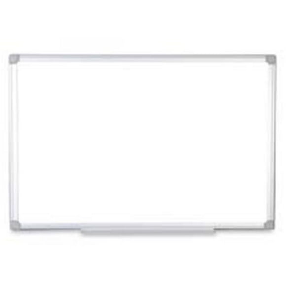 MasterVision Earth Melamine Dry Erase Board White-Silver 24x36 in.