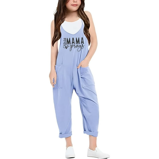 SXcggal One Combinaison Décontractée Imprimée pour Filles, Mignonne, Ample et Confortable